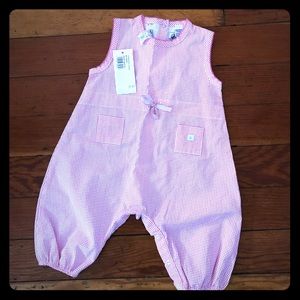 Petite Bateau Romper, 6 months, NWT